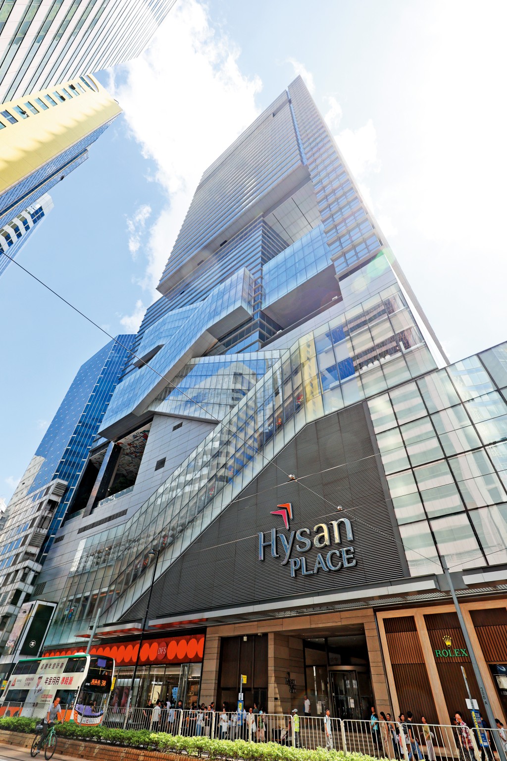 黃德几稱，希慎股價今年累升四成八，跑贏收租股及房託基金。