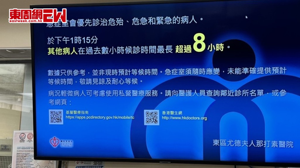 公院急症室爆滿|聖誕假後首個工作天 3醫院等候時間超8小時