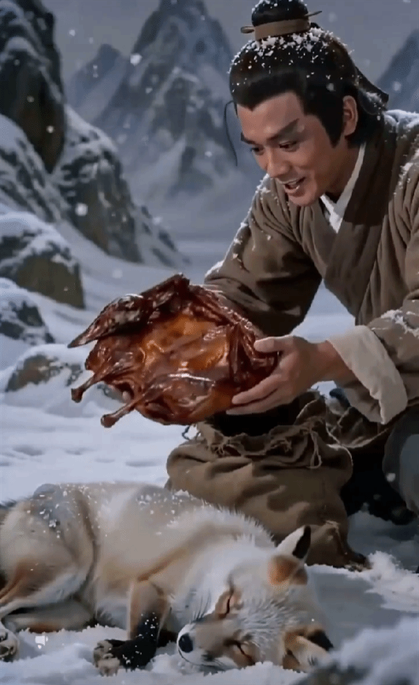 AI短片《雪山救狐狸》的無厘頭劇情令其爆紅，原來起初是為了宣傳醬板鴨。