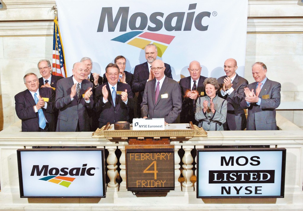 肥料股Mosaic及CF Industries股價都創下近幾年新高。