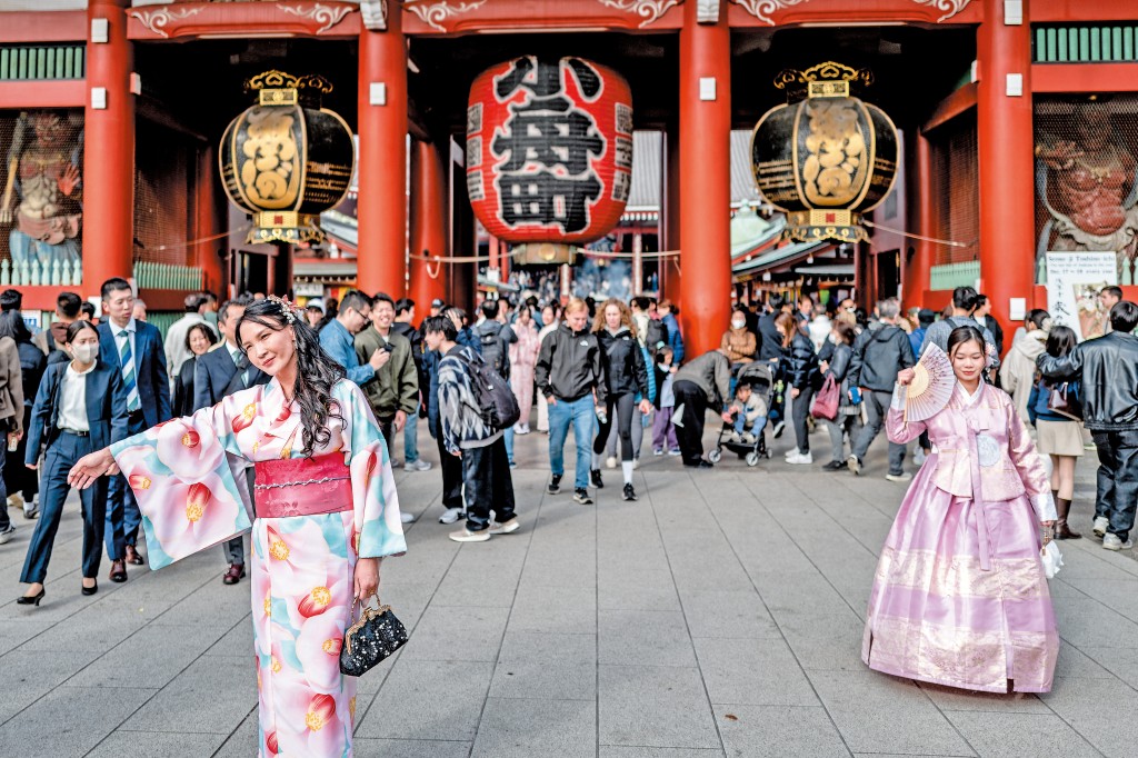 在日圓貶值下，每年都有大量遊客到日本旅遊，成為推動當地通脹的其中一個力量。