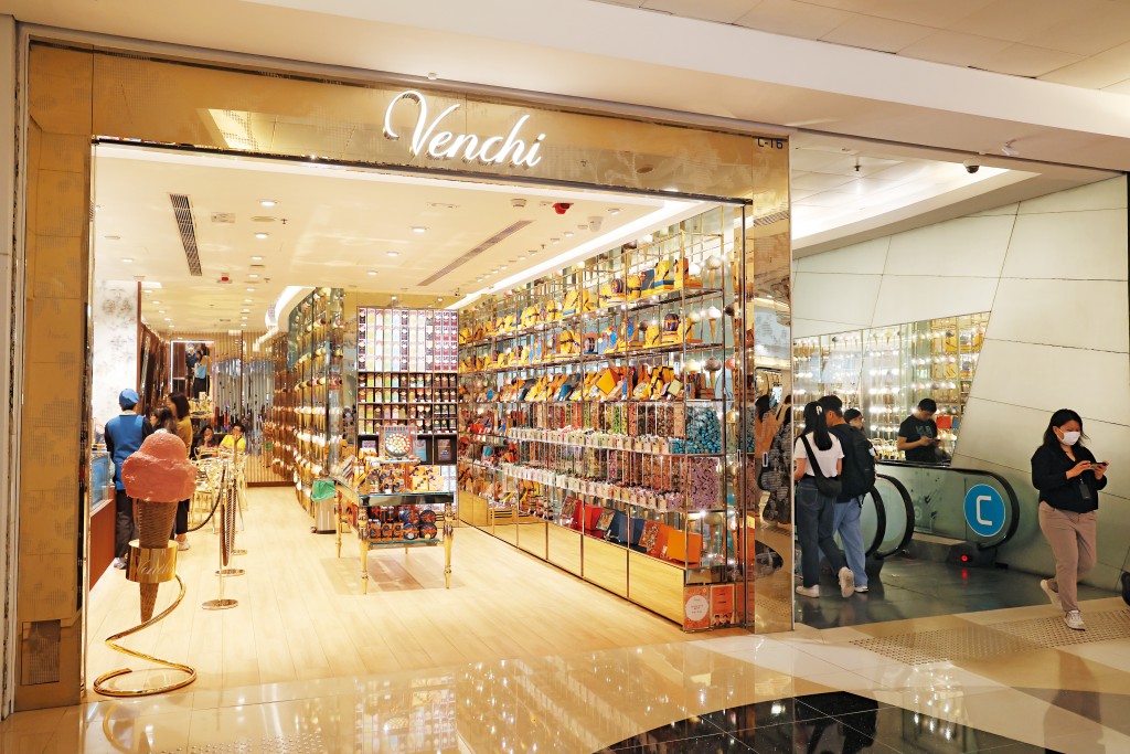 Venchi目前在港擁十六家分店，全部坐落於本地一線商場。