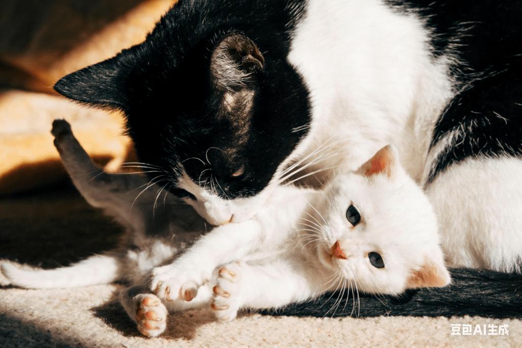 流浪貓媽媽屢有託孤行為。(AI圖片)