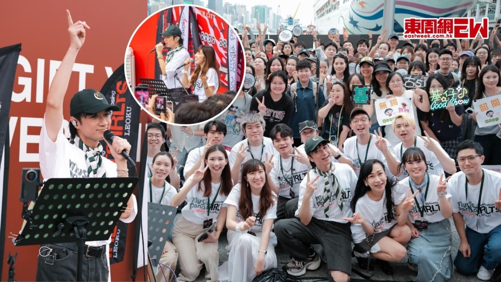 古巨基尖沙咀冒雨Busking獲粉絲力撐 笑言:「淋濕個人淋唔濕個心!」