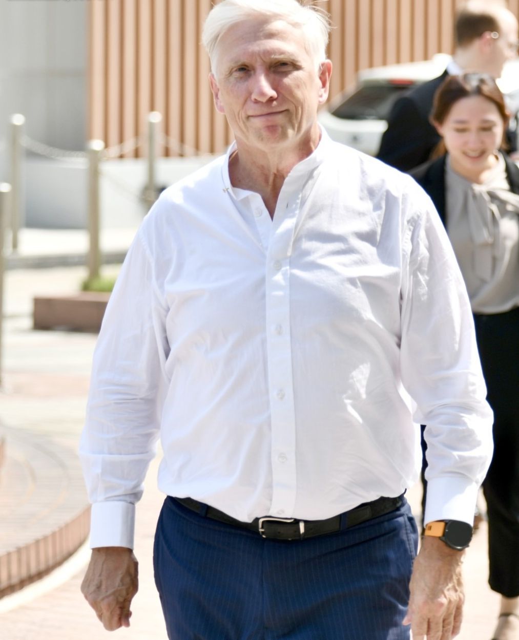 代表鄺港傑的大律師Trevor Beel 代表鄺港傑的大律師Trevor Beel