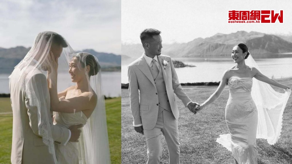 胡定欣宣布結婚升呢為人妻 與醫生老公陳健華甜笑切結婚蛋糕Sweet到爆