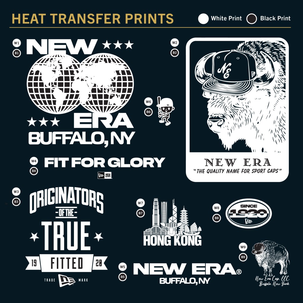 NEW ERA Heat Transfer Stickers SMALL HKD$ 20 / MEDIUM HKD$ 30 / LARGE HKD$ 50 NEW ERA Heat Transfer Stickers SMALL HKD$ 20 / MEDIUM HKD$ 30 / LARGE HKD$ 50