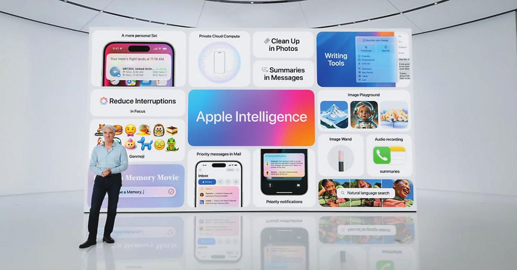 Apple Intelligence將會在iPhone 15 Pro等新款裝置中提供,並於秋季推測試版。 Apple Intelligence將會在iPhone 15 Pro等新款裝置中提供,並於秋季推測試版。