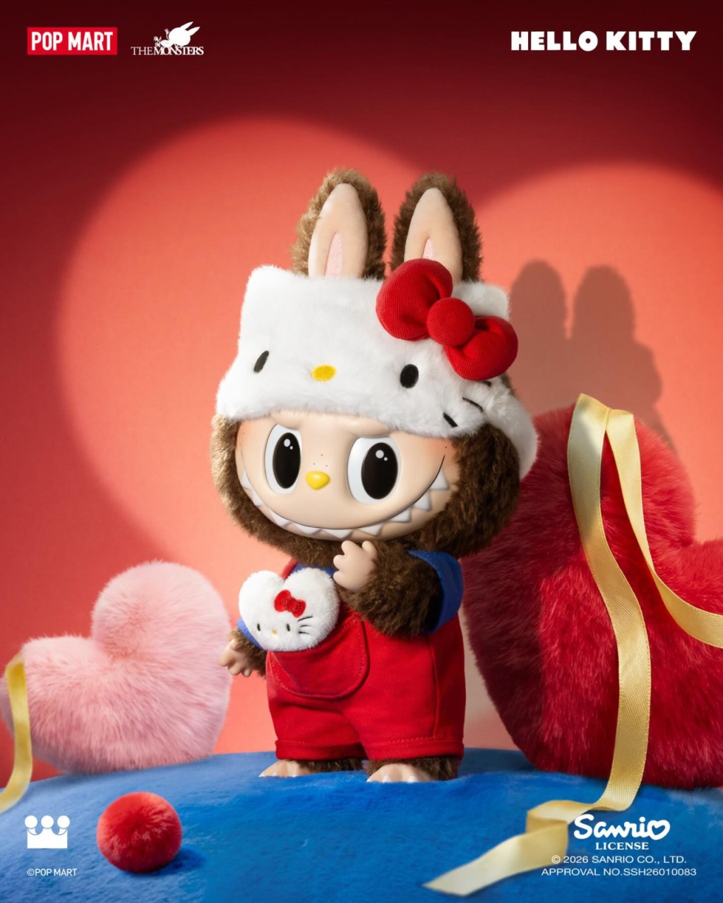 「THE MONSTERS——Hello Kitty 搪膠毛絨公仔」