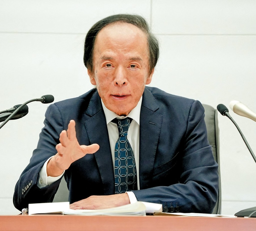 日本央行行長植田和男暗示,明年將繼續加息。 日本央行行長植田和男暗示,明年將繼續加息。