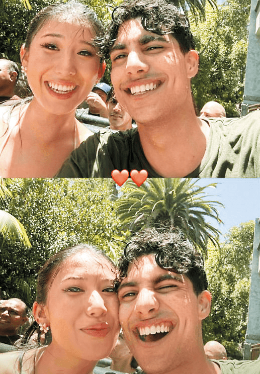 日前,Natalie在社交平台疑似宣布戀情,分享與外籍男友的頭貼頭合照,並加上兩個心心圖。 日前,Natalie在社交平台疑似宣布戀情,分享與外籍男友的頭貼頭合照,並加上兩個心心圖。