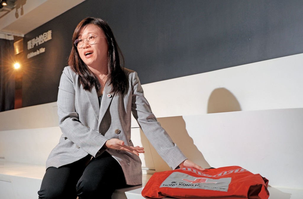 凌靜妍加入香港紅十字會後，首度指揮一次大型本地賑災事件，自言對自己或團隊都是一次大挑戰。