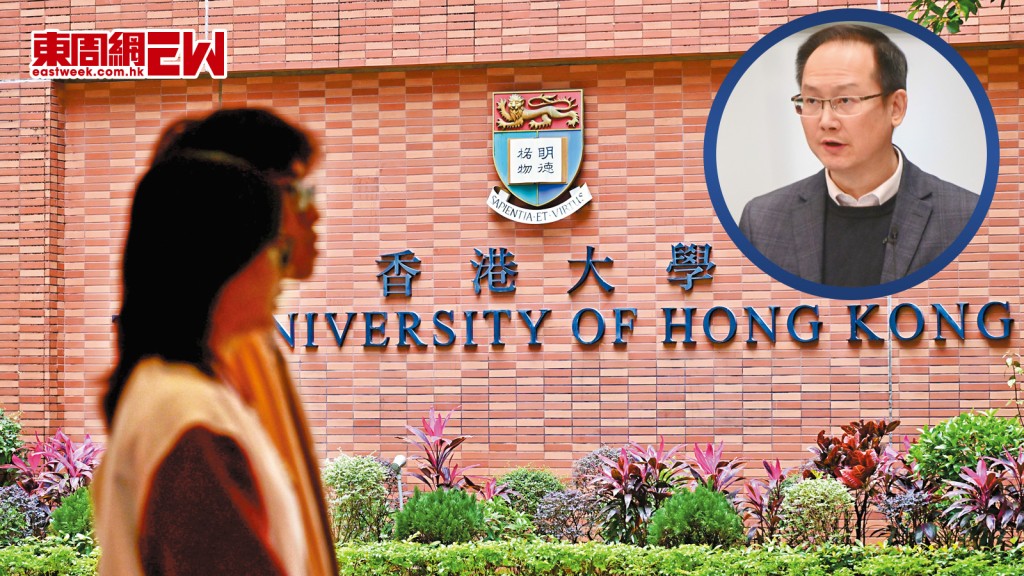港大校董會有五名議員校董，當中四人今年初成功連任，陳學鋒 （圓圖）的校董席位將在七月二十七日才屆滿。