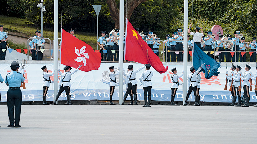 警隊希望透過開放日,加強市民對國家憲法、《基本法》和國家安全的認識。 警隊希望透過開放日,加強市民對國家憲法、《基本法》和國家安全的認識。