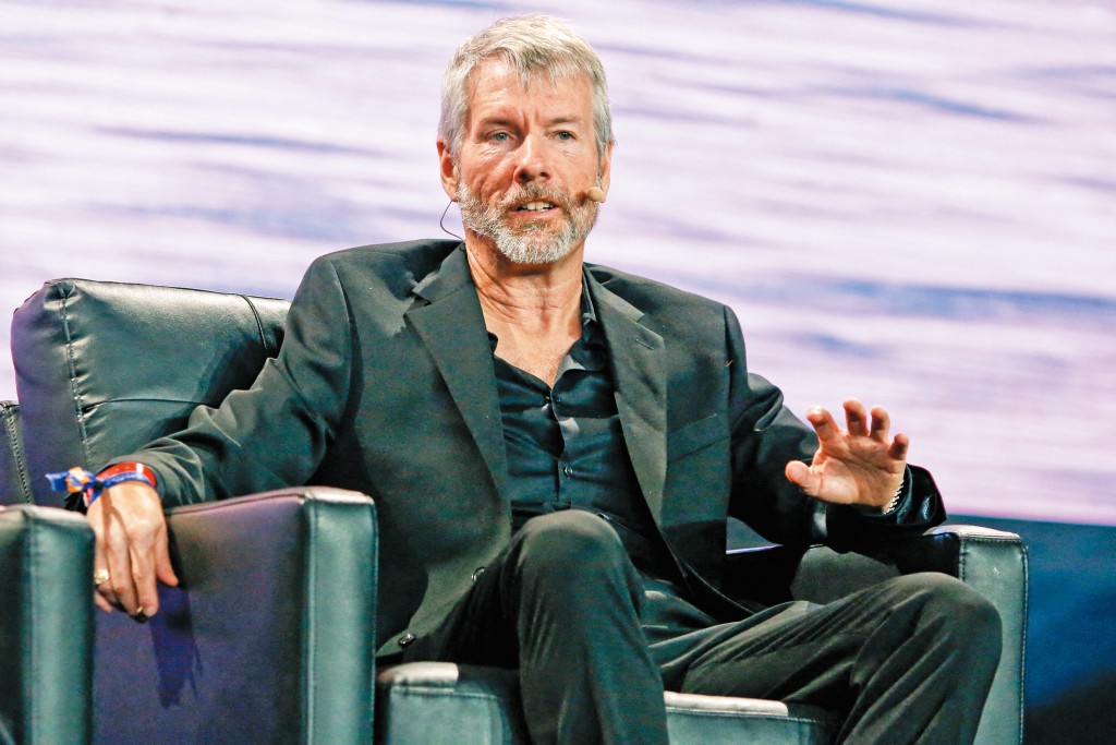 微策略第三季只買了約四點三萬枚比特幣,創下季度新低。圖為微策略創辦人Michael Saylor。 微策略第三季只買了約四點三萬枚比特幣,創下季度新低。圖為微策略創辦人Michael Saylor。