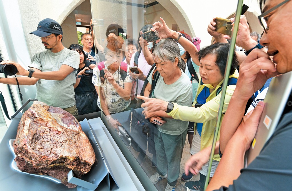 香港文物探知館「恐龍會客室」至今錄得二十三萬人次參觀。 香港文物探知館「恐龍會客室」至今錄得二十三萬人次參觀。