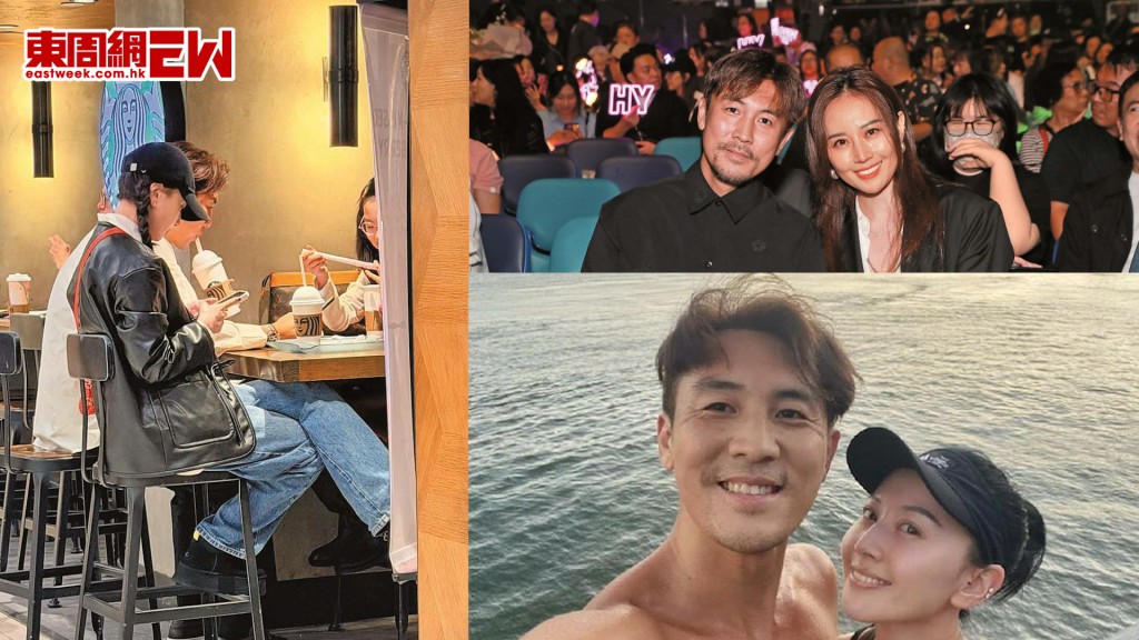 譚俊彥息影老婆艷光四射 食客行注目禮