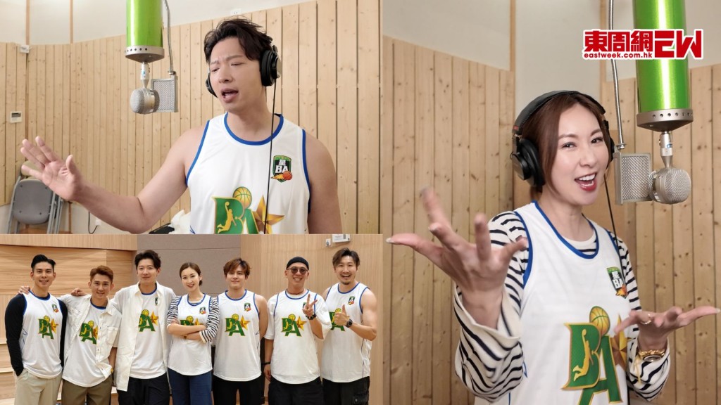 高鈞賢莊思敏彭迪安齊為香港明星籃球隊「星BA」獻唱 隊歌〈Together we play〉正式登場：感受到「熱血」二字