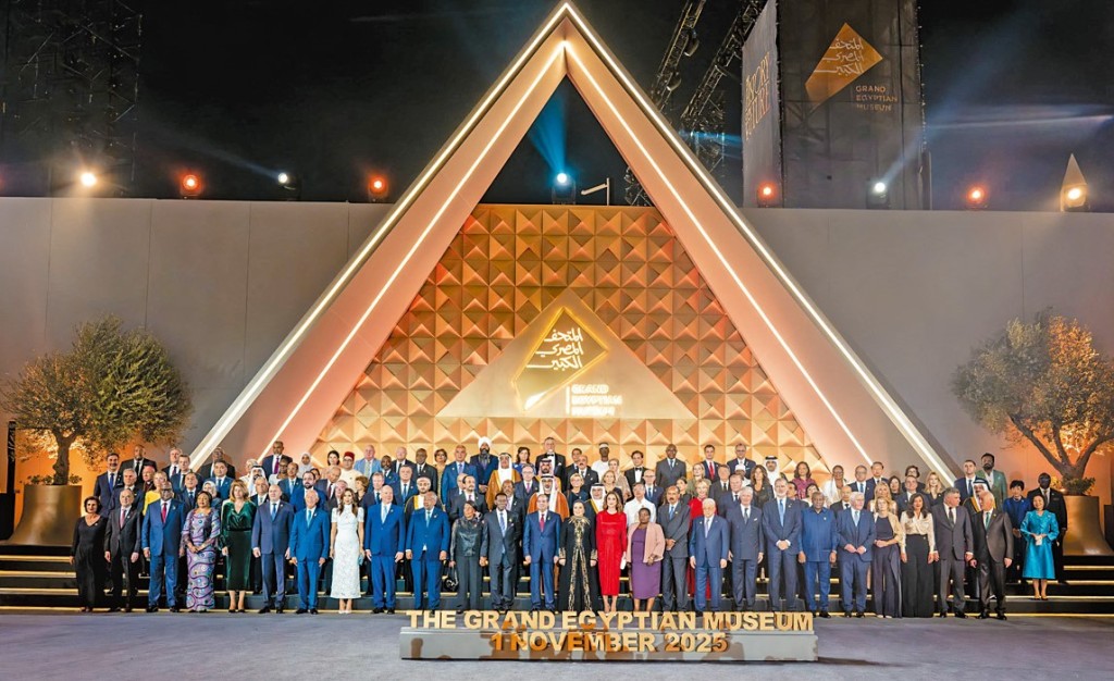 大埃及博物館在二十多年前開始籌建,期間因新冠疫情延期,到上月終於開幕。 大埃及博物館在二十多年前開始籌建,期間因新冠疫情延期,到上月終於開幕。