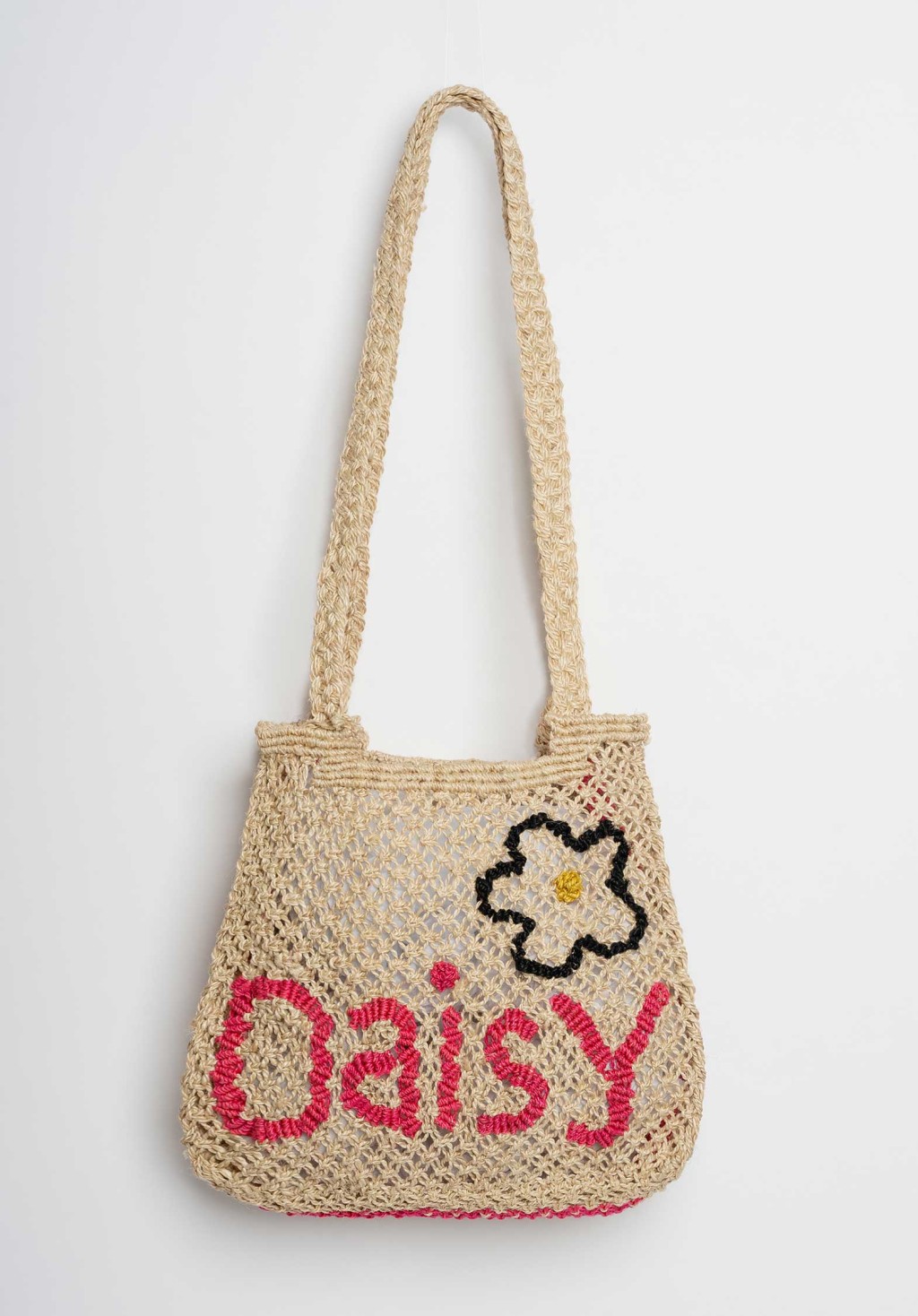 「DAISY」單肩黃麻袋 HKD690 「DAISY」單肩黃麻袋 HKD690
