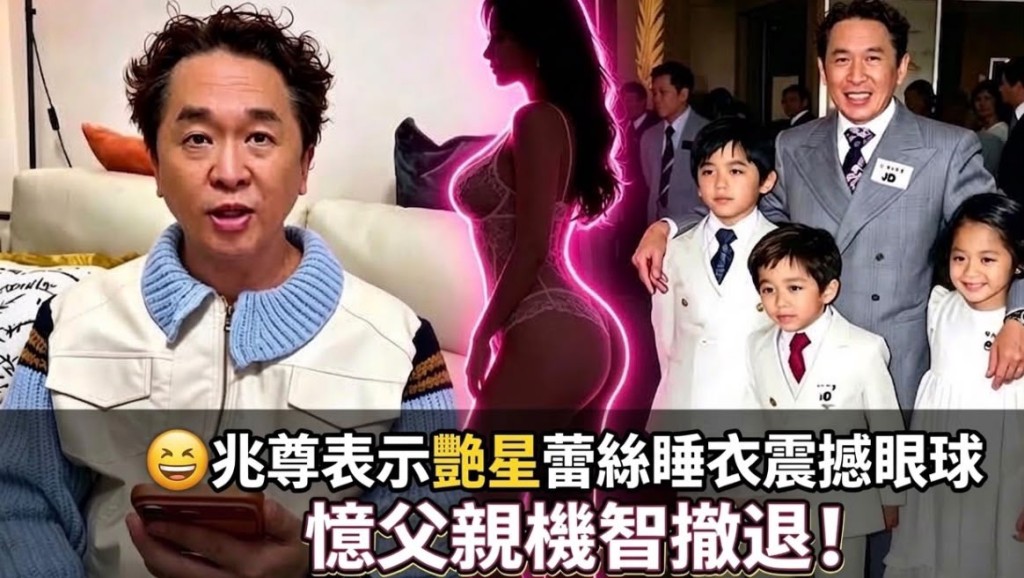 鄧兆尊曾透露小時候被父親帶去知名艷星家中作客,笑言自己當時是父親的「擋箭牌」 鄧兆尊曾透露小時候被父親帶去知名艷星家中作客,笑言自己當時是父親的「擋箭牌」