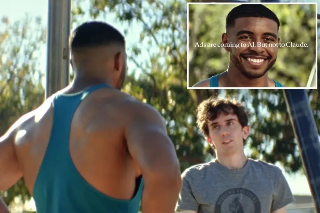 Anthropic落重本在美國Super Bowl賽事投放廣告，以黑色幽默嘲諷OpenAI聊天工具插入廣告。