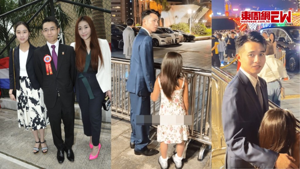 何猷亨拖小女孩現身 貼心呵護顯「父愛」不時甜笑 原來女童真正身份是...