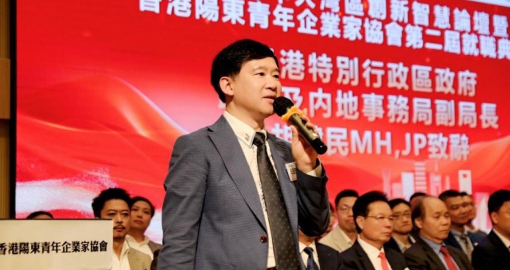 政制及內地事務局副局長胡健民。 政制及內地事務局副局長胡健民。