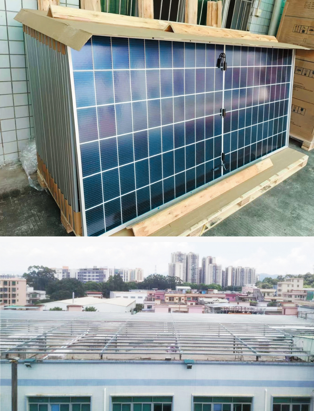 除了積極採取節能措施,b&h Swiss於廠房天台更安裝太陽能板,自家提供清潔的綠色能源。 除了積極採取節能措施,b&h Swiss於廠房天台更安裝太陽能板,自家提供清潔的綠色能源。