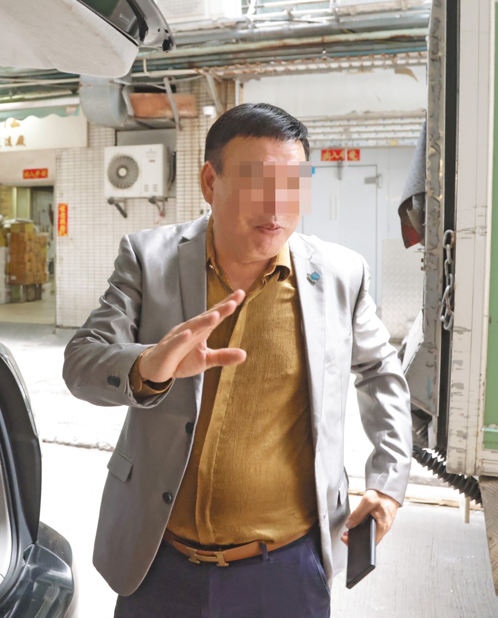 本刊周一找到劉X燦交代「慈雲山太陰娘娘廟」各種狀況。 本刊周一找到劉X燦交代「慈雲山太陰娘娘廟」各種狀況。