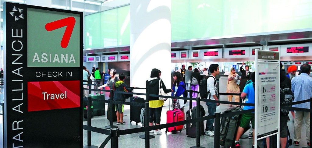 韓亞航空○七年曾獲Skytrax評為五星級航空公司。