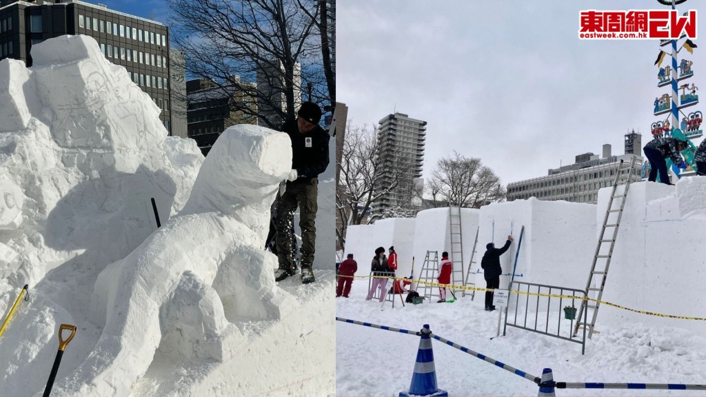 直擊札幌雪祭！國際雪雕比賽相隔4年載譽歸來　大師作品全面睇