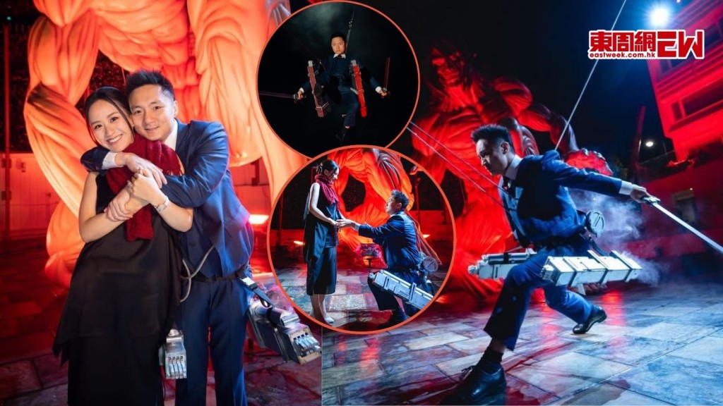 鍾培生突爆婚訊 30米高空着地震撼 向退選港姐議員莊雅婷求婚成功