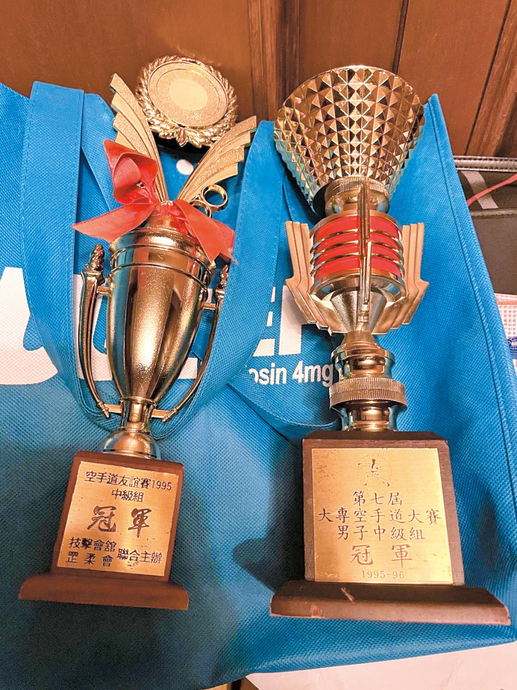 傅錦峯年少時曾奪得空手道冠軍，可說文武雙全。