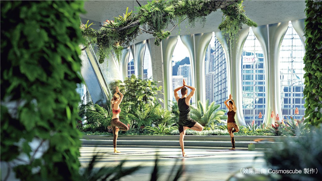 恒基地產The Henderson 由「扎哈‧哈迪德建築事務所」設計，整棟標誌建築的靈感源自象徵香港的洋紫荊花蕾。