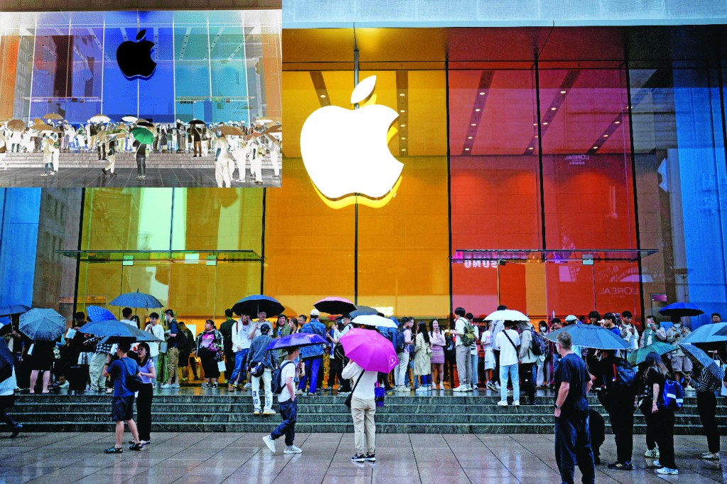 蘋果的王牌iPhone近年被指了無新意,今次終於打出「AI牌」,市場估計可刺激自5G網絡推出後的新iPhone換機潮。 蘋果的王牌iPhone近年被指了無新意,今次終於打出「AI牌」,市場估計可刺激自5G網絡推出後的新iPhone換機潮。