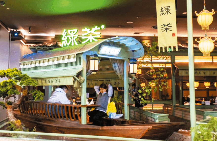 經營浙菜連鎖食肆「綠茶餐廳」的綠茶集團上周五上市,首日收市價較招股價低一成二。 經營浙菜連鎖食肆「綠茶餐廳」的綠茶集團上周五上市,首日收市價較招股價低一成二。
