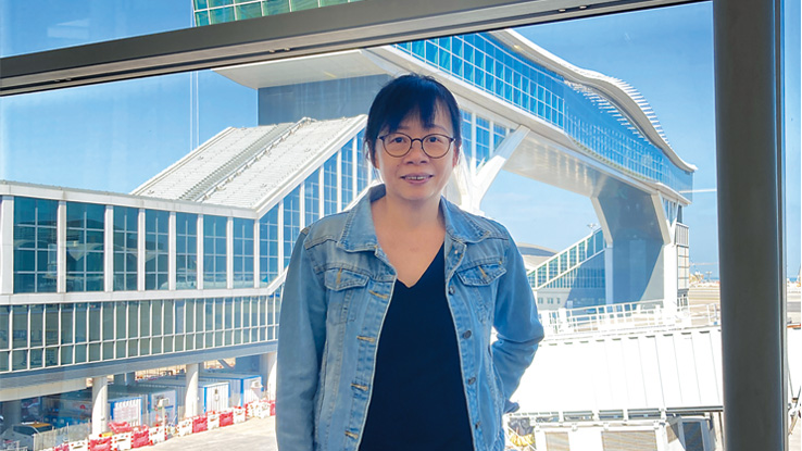 香港國際機場的天際走廊是陳麗喬較喜愛的項目之一，在此項目上遇上了一個很勁的土木工程師，能將這條橋一夜間呈現在機場，建築師在這項目上只是配角。