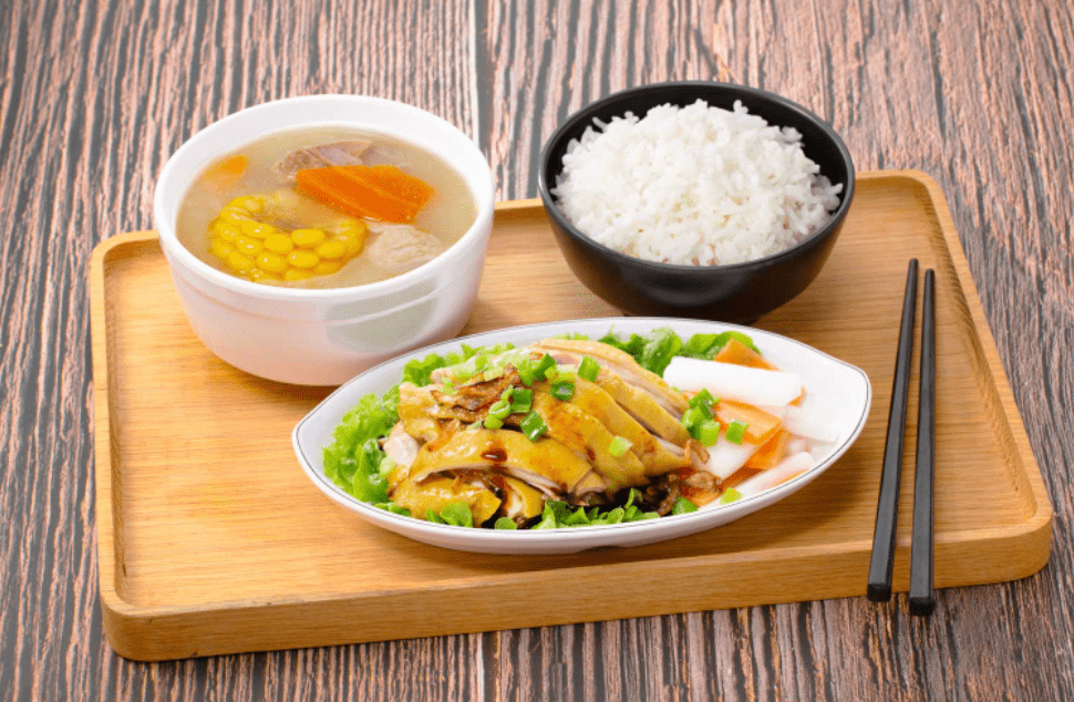 海南雞套餐(圖片來源：燉奶佬官方網站)