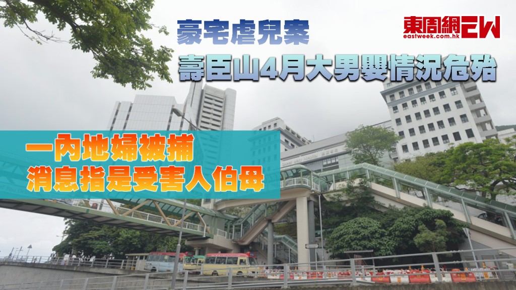 豪宅虐兒案｜壽臣山4月大男嬰情況危殆 一內地婦被捕 消息指是受害人伯母