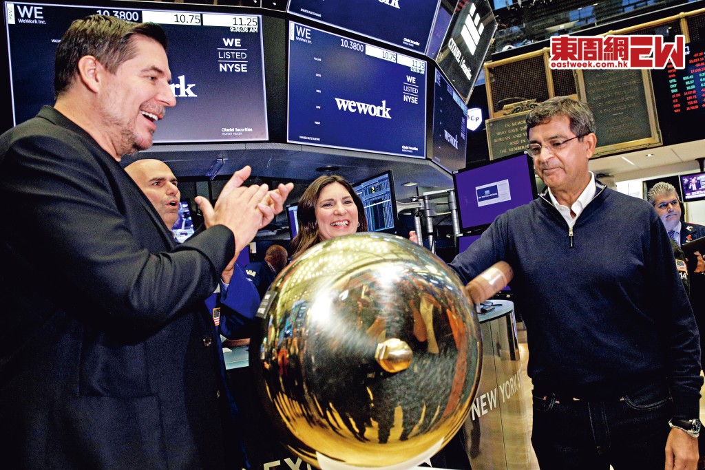 WeWork 二一年終於透過與特殊目的收購公司（SPAC）合併成功上市，然而市值已跌至不足三億美元。