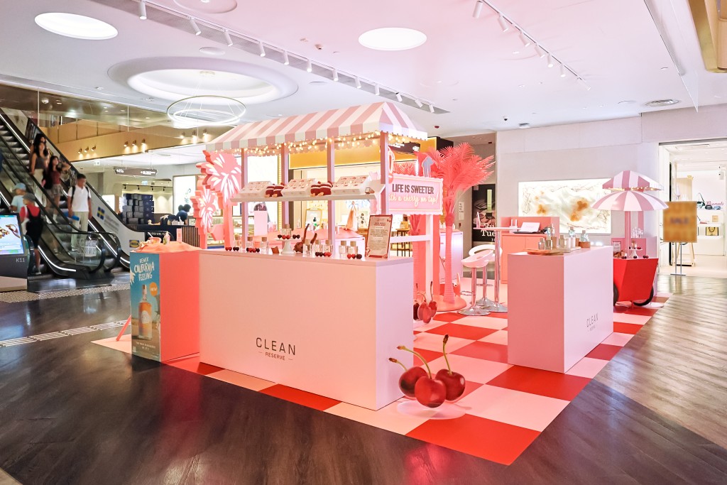 CLEAN以「夏日香氛市集」為概念於尖沙咀K11 Art Mall設期間限定店