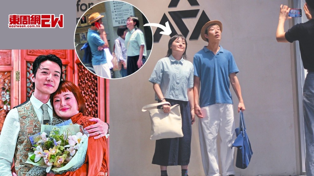 蔡瀚億結婚13年 孖老婆恩愛返母校睇騷