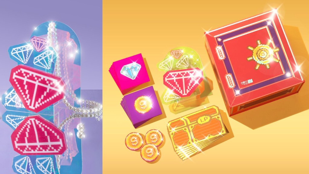 農曆新年2024︱朗豪坊限量版「幸運夾萬」pixel art賀年利是禮盒　大派鑽石黃金錢途無限！