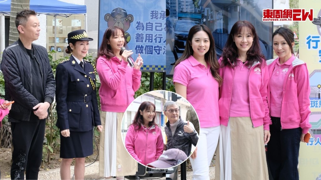 向海嵐偕邵珮詩李霖恩推廣道路安全 謝雪心以制服現身成焦點