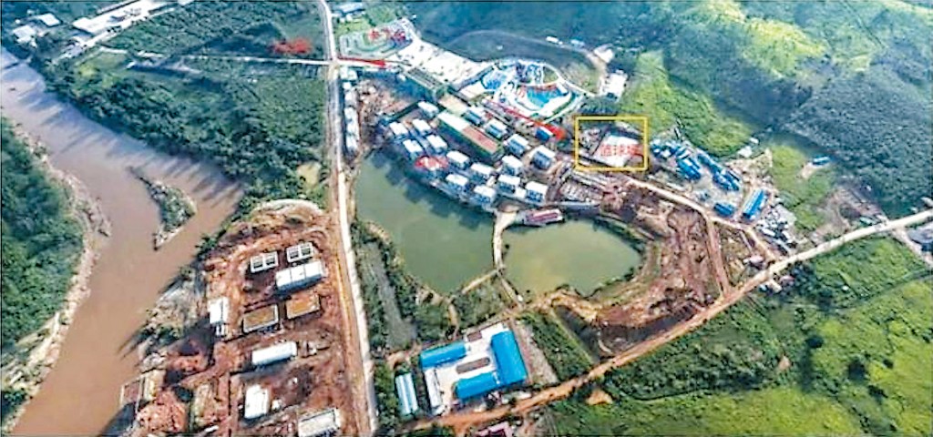 坐落於緬甸妙瓦底水溝谷的高端樓盤「雍景台」化身為KK園2.0，內裏有高卡車場等高級設施。