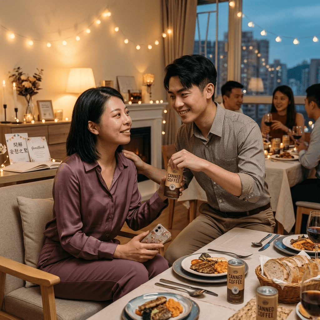港女遇上願意聆聽的另一位男士，因而開始出軌 （AI 示意圖）