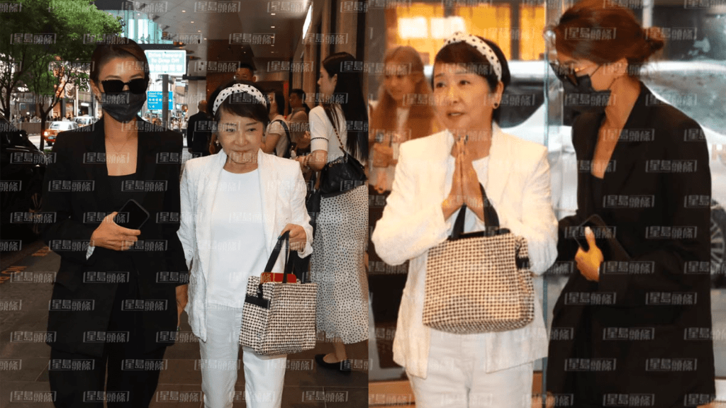 謝賢逝世享年89歲│獨家直擊狄波拉同謝婷婷現身中環 雙眼紅腫 難掩悲哀