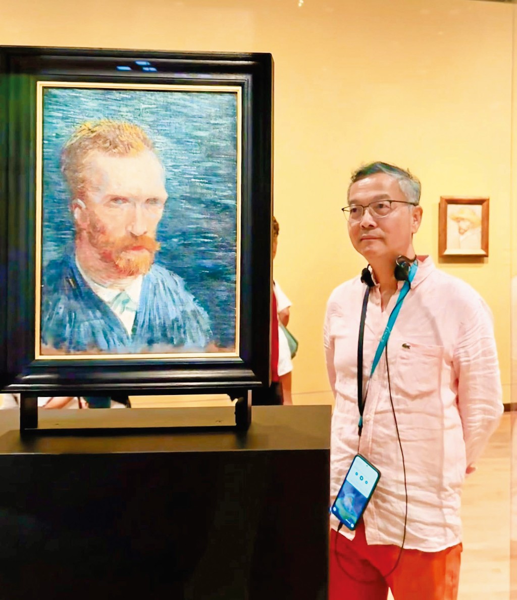 林正財認為社會對精神病有很多誤解和禁忌,所以他一有機會 就會講自己少年時經歷過的精神健康挑戰。圖中畫作為患有精神病的著名畫家梵高自畫像。 林正財認為社會對精神病有很多誤解和禁忌,所以他一有機會 就會講自己少年時經歷過的精神健康挑戰。圖中畫作為患有精神病的著名畫家梵高自畫像。