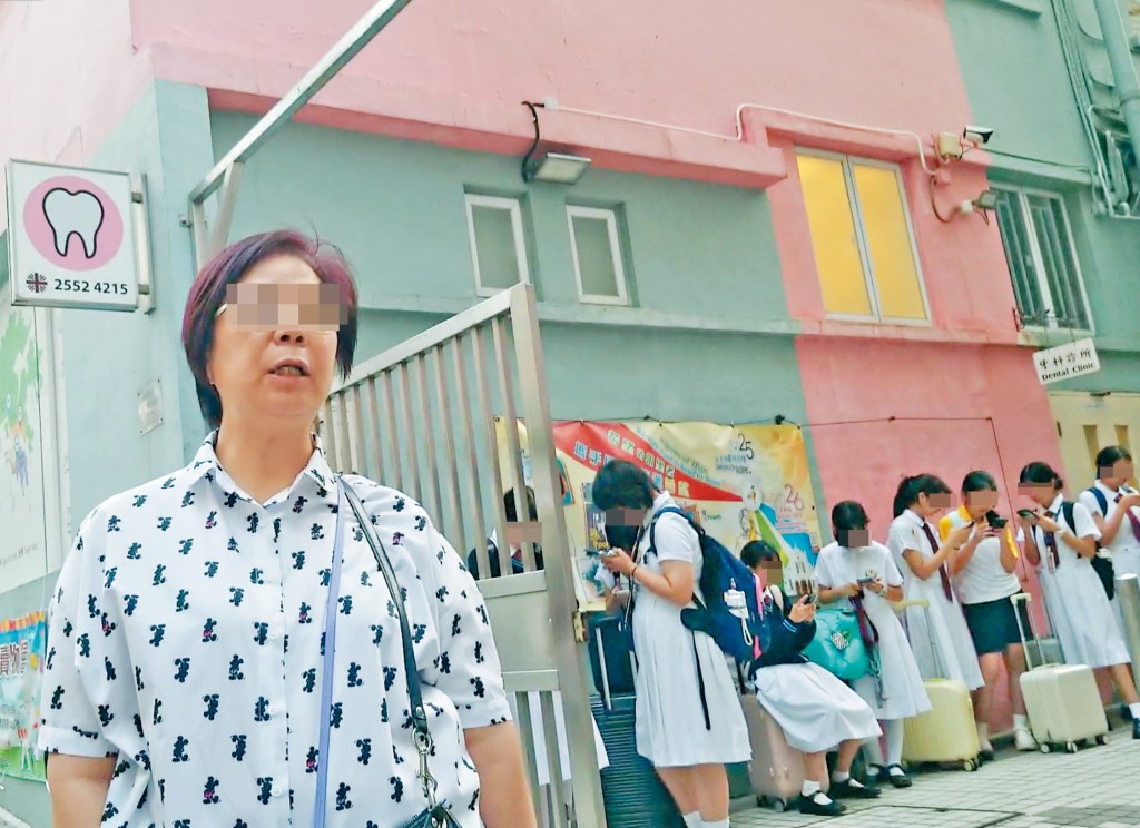 自稱舍監的女子表示,負責看管住在「明愛賓館」的「莊月明」學生,並透露自己有另一份工。 自稱舍監的女子表示,負責看管住在「明愛賓館」的「莊月明」學生,並透露自己有另一份工。